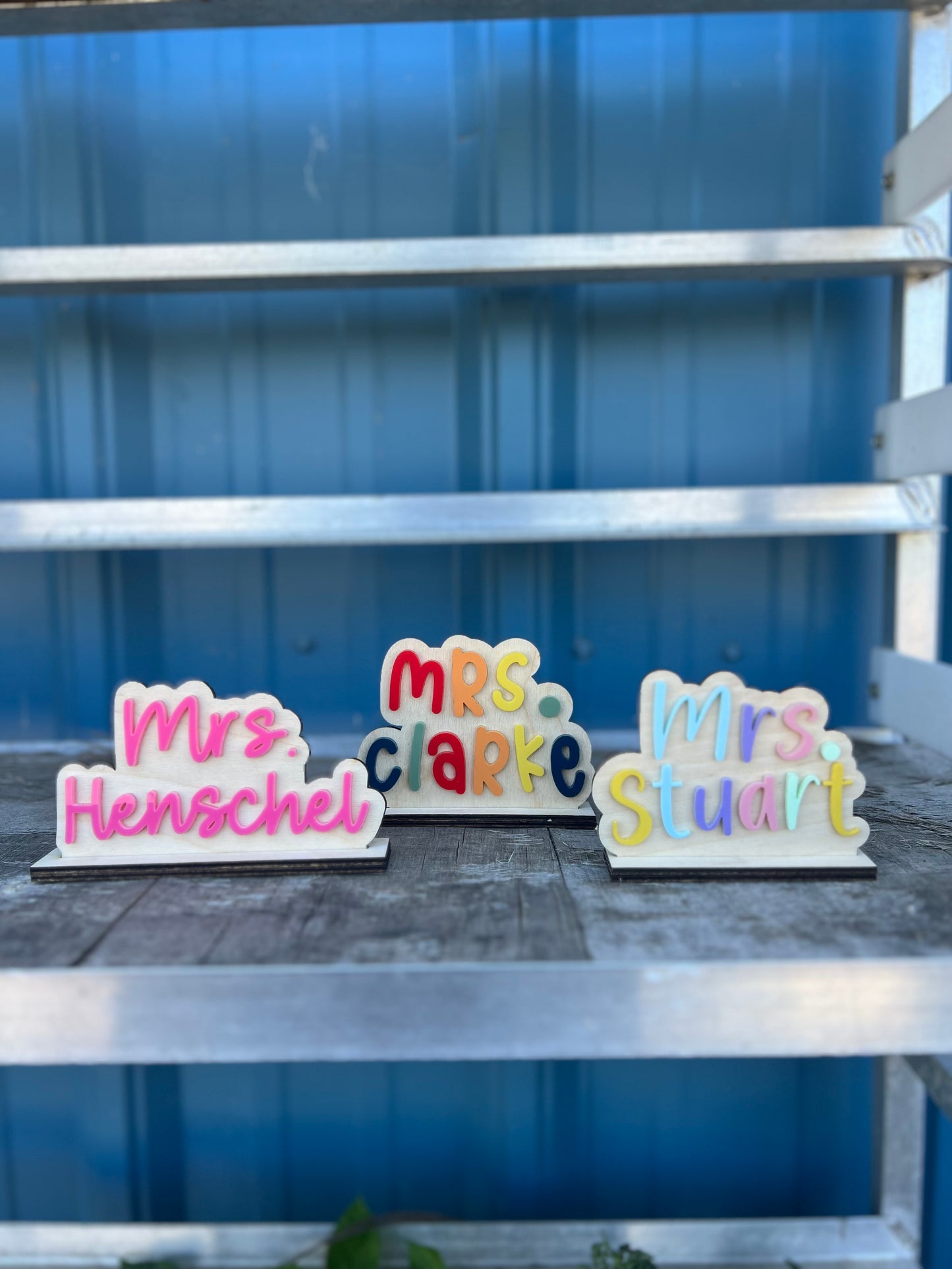 Teacher Name Signs for Desk