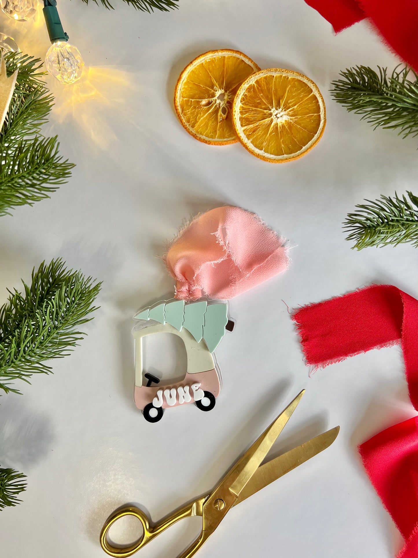 Cozy Coupe Ornament with Custom Name