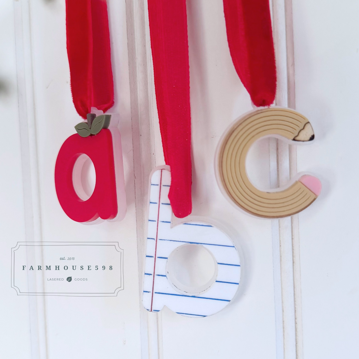 ABC Ornament Set - Teacher Gift