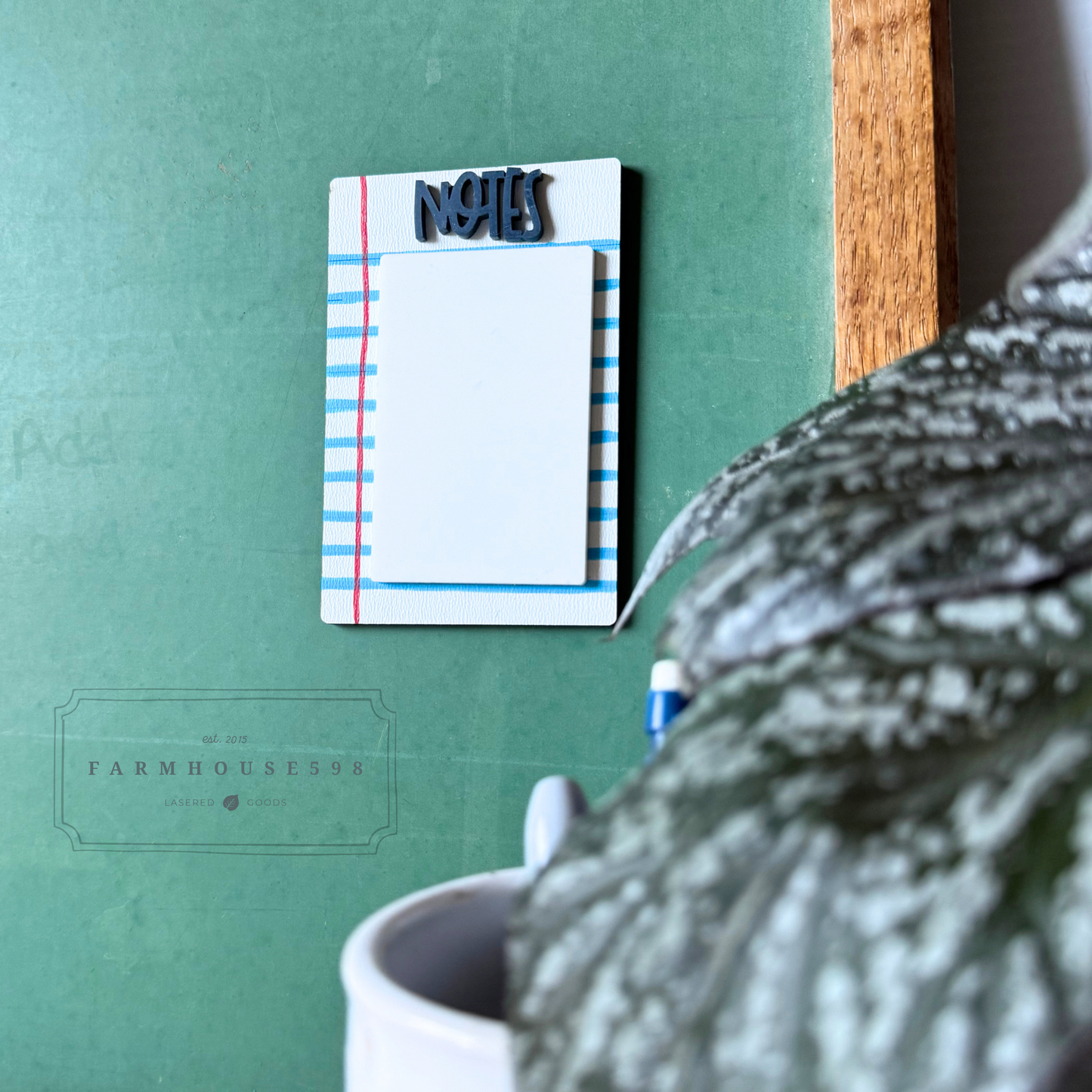Hand Painted Dry Erase Notes Board