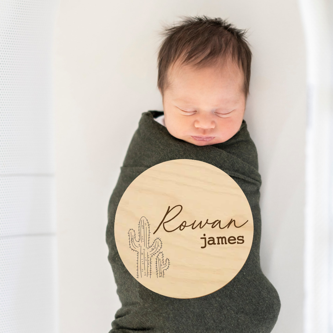 Cactus Laser Engraved Disc FARMHOUSE598