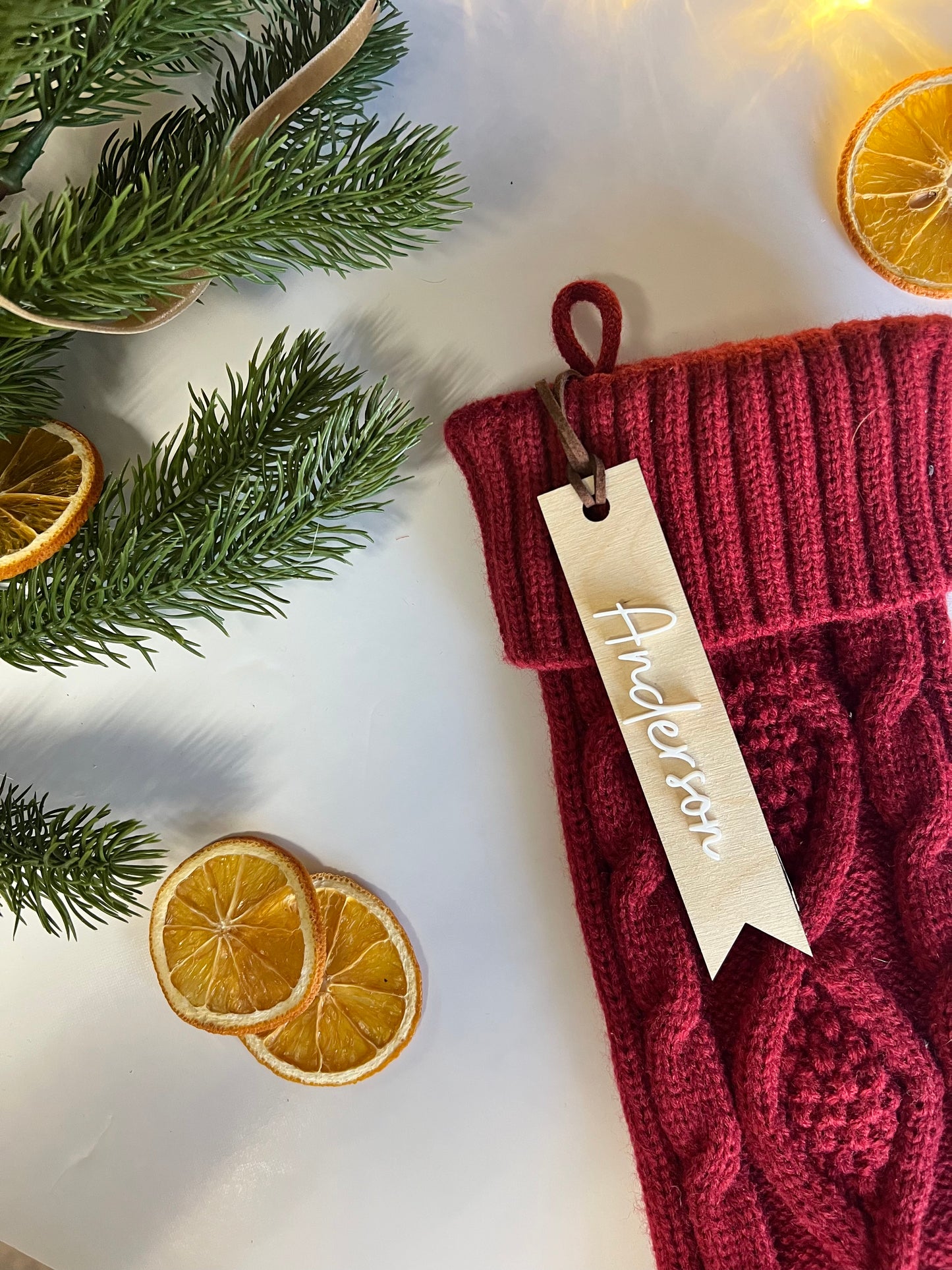 3D Name Stocking Tag