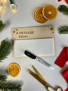 Elf on the Shelf Message Board Dry Erase