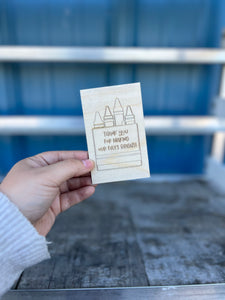 Teacher Gift Card or Note Holder