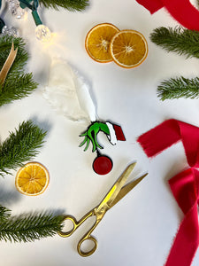Grinch Baulb Ornament