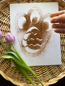 Easter Bunny Footprint