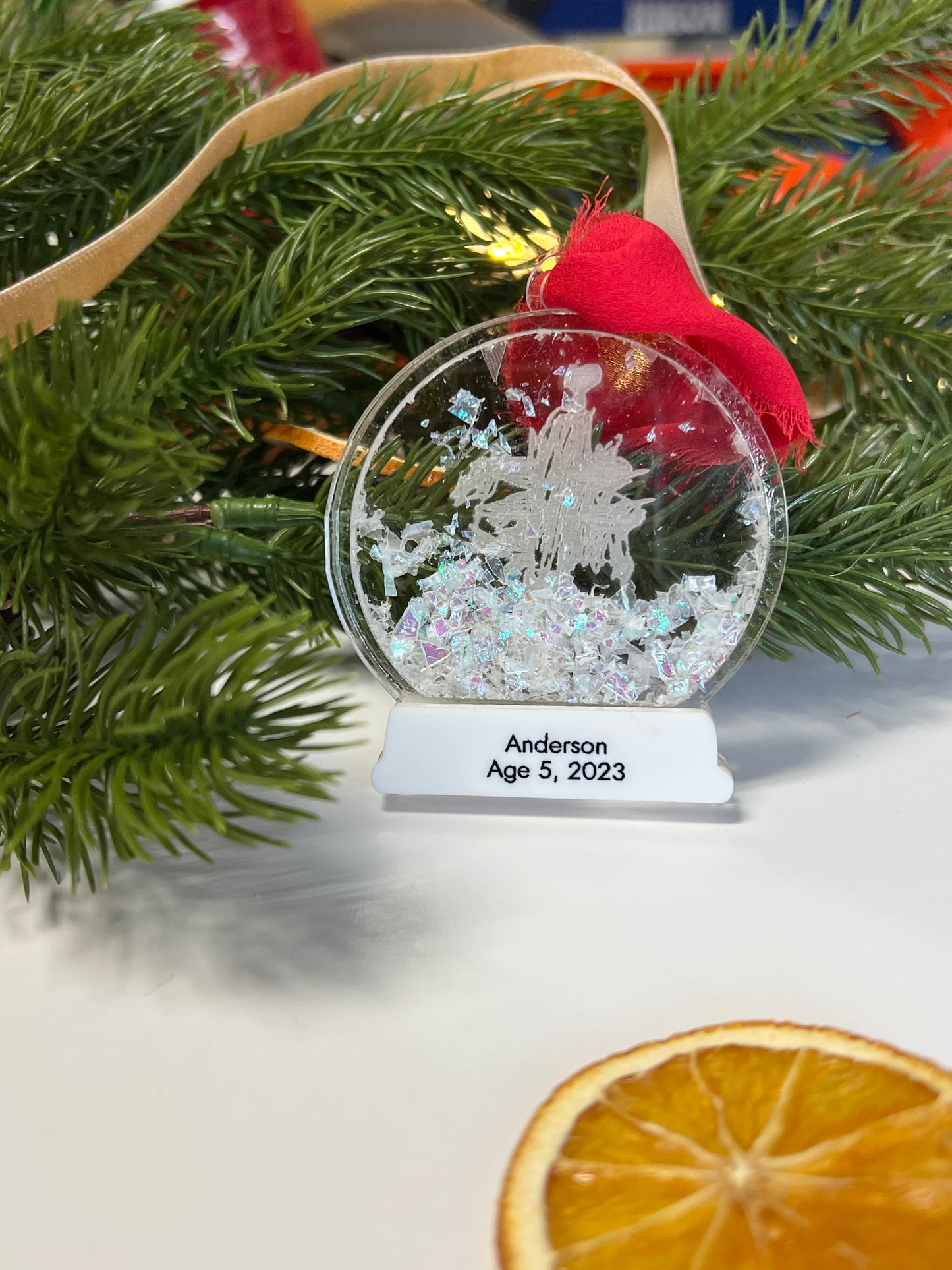Hand Drawn Snow Globe