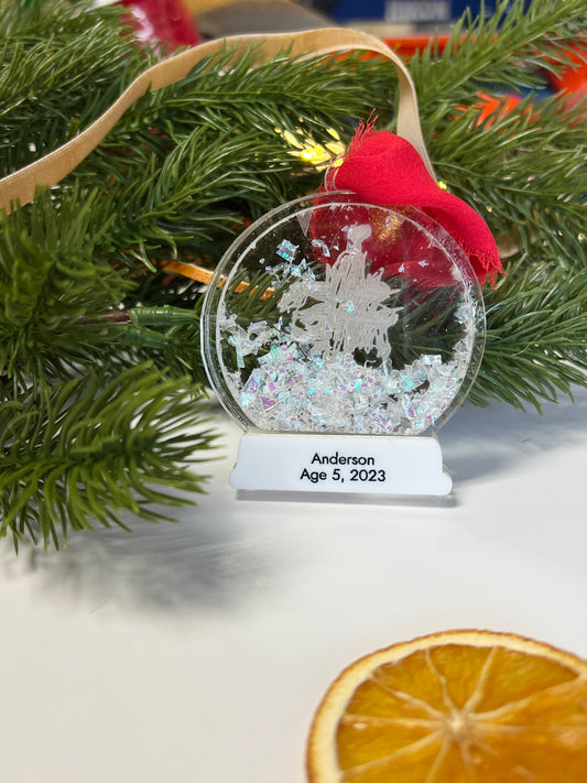 Hand Drawn Snow Globe