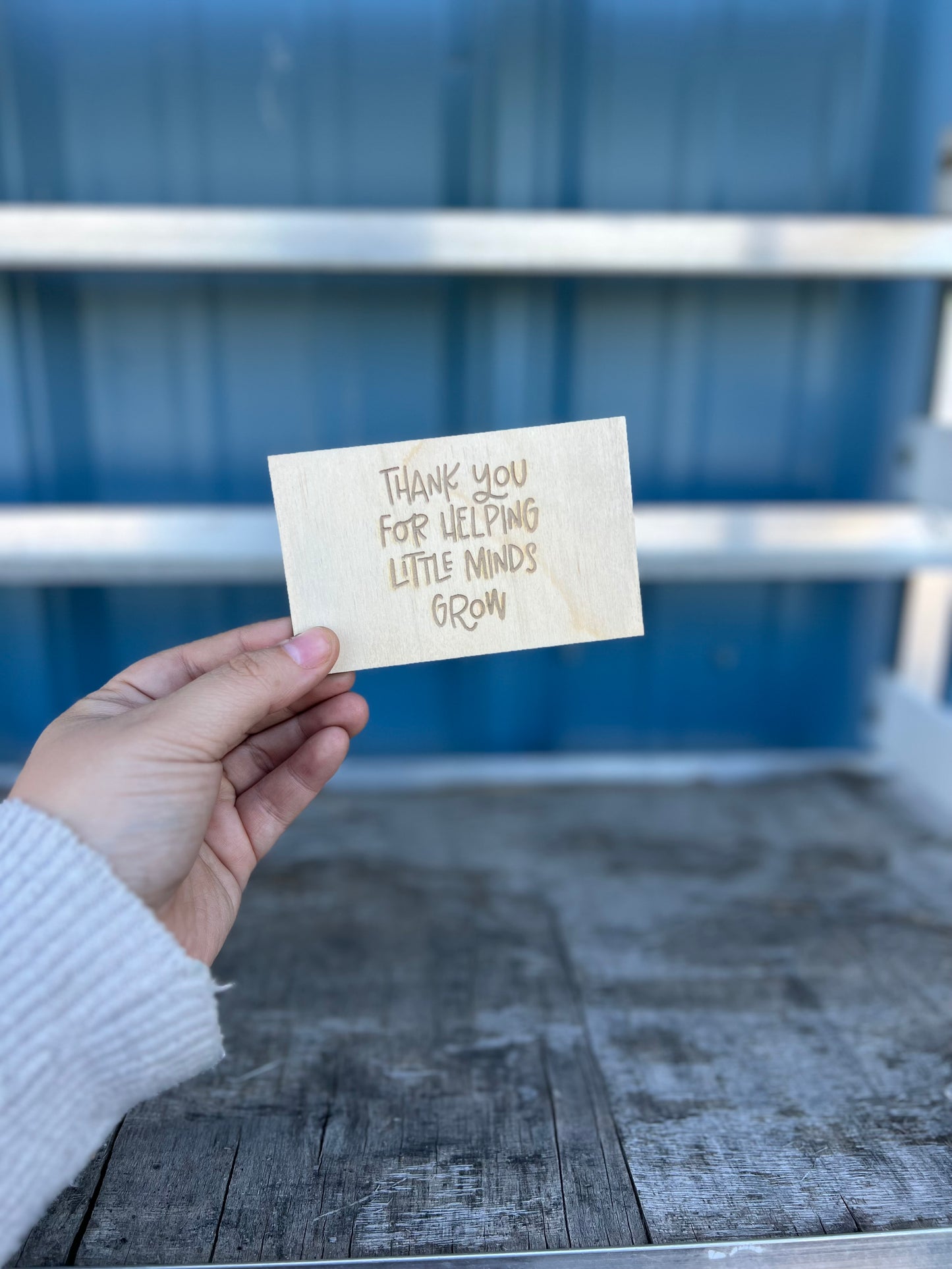 Teacher Gift Card or Note Holder