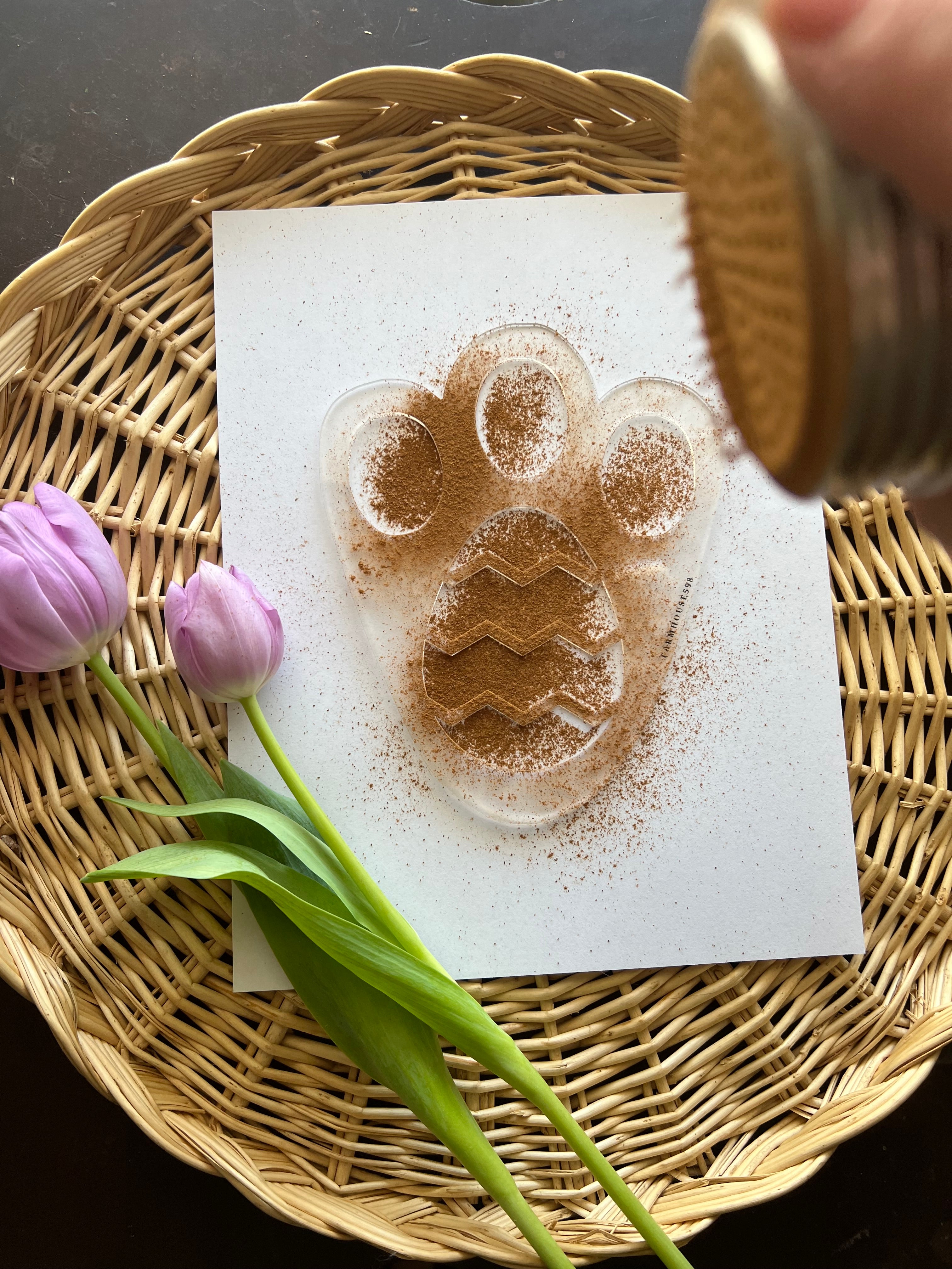 Easter Bunny Footprint