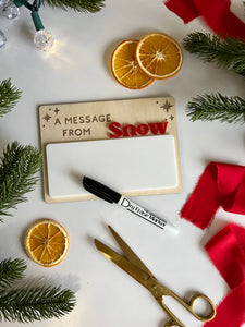 Elf on the Shelf Message Board Dry Erase