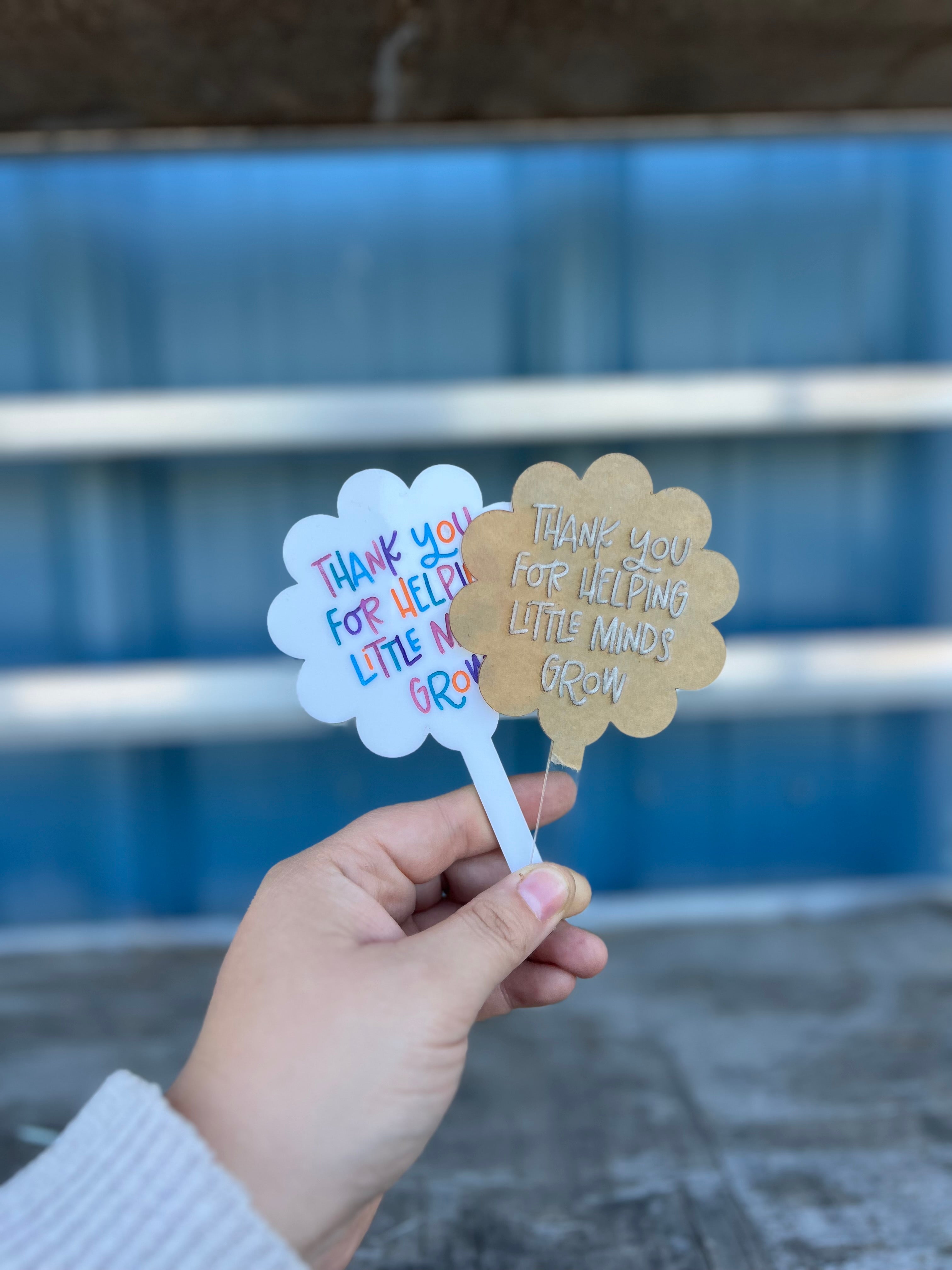 Teacher Thank You Plant Stake