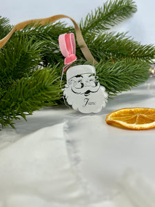 Vintage Santa Ornament