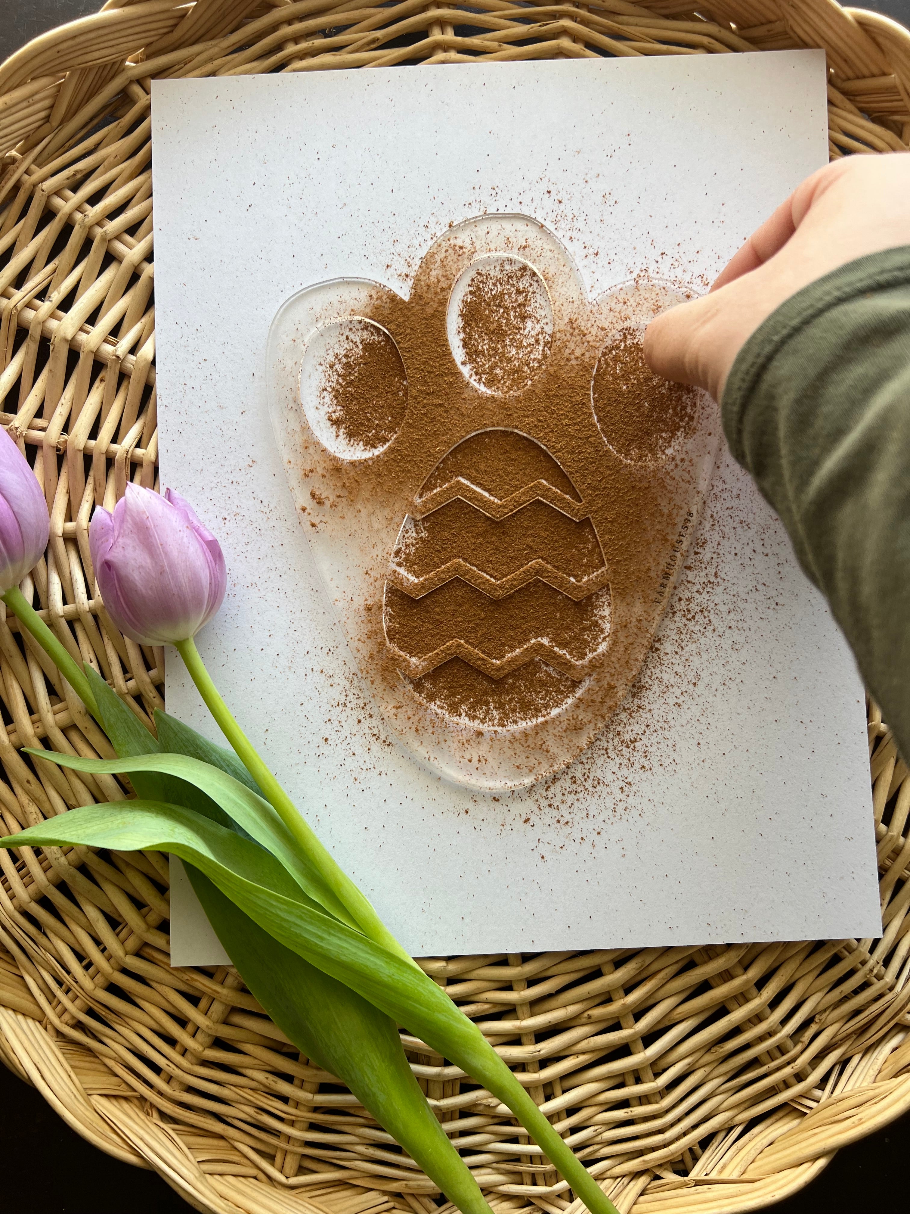 Easter Bunny Footprint