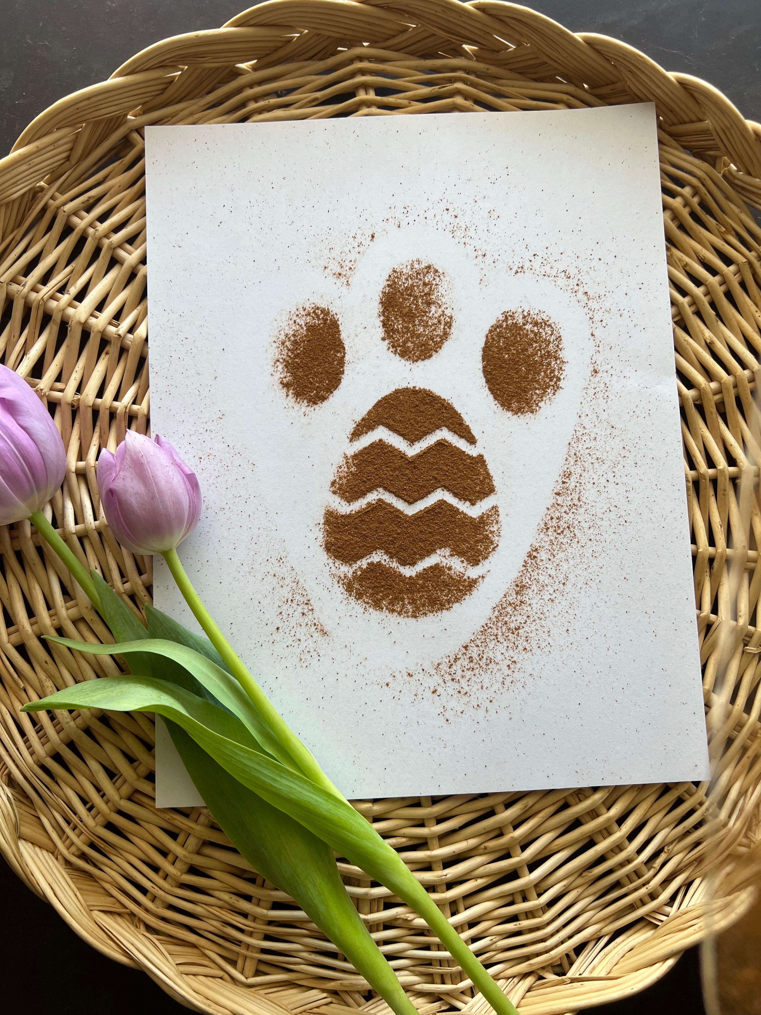 Easter Bunny Footprint