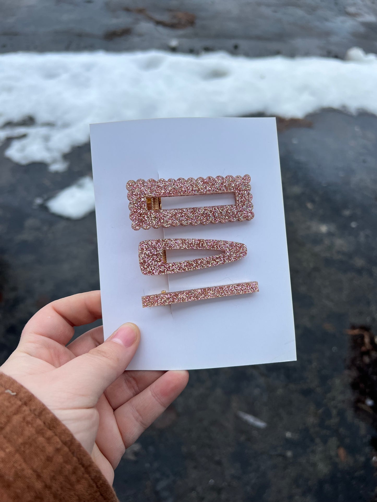 Three Pack Hair Clips