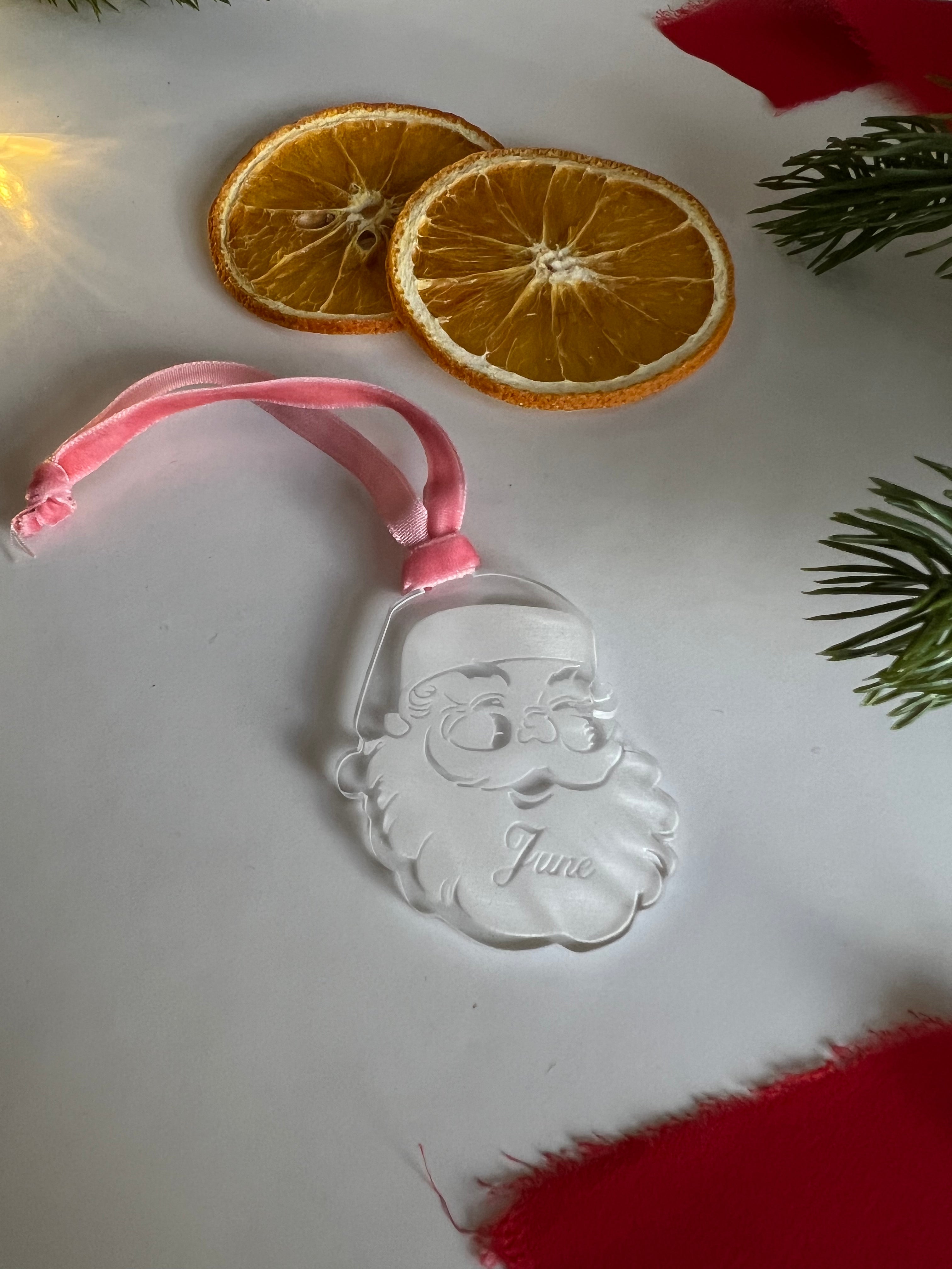 Vintage Santa Ornament