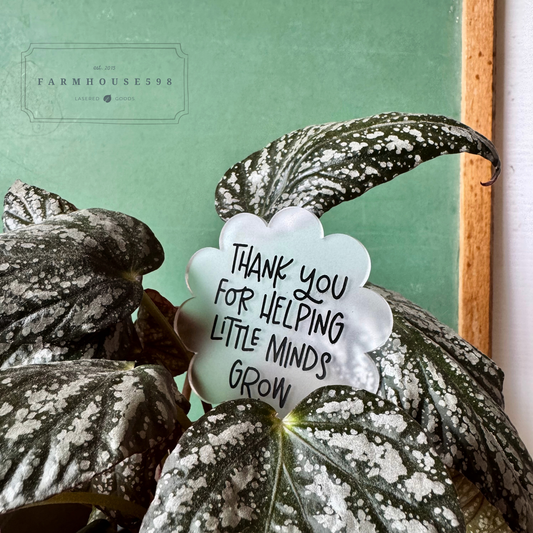 Teacher Thank You Plant Stake