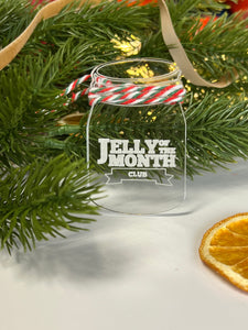 Acrylic Jelly of the Month Club Christmas Ornament