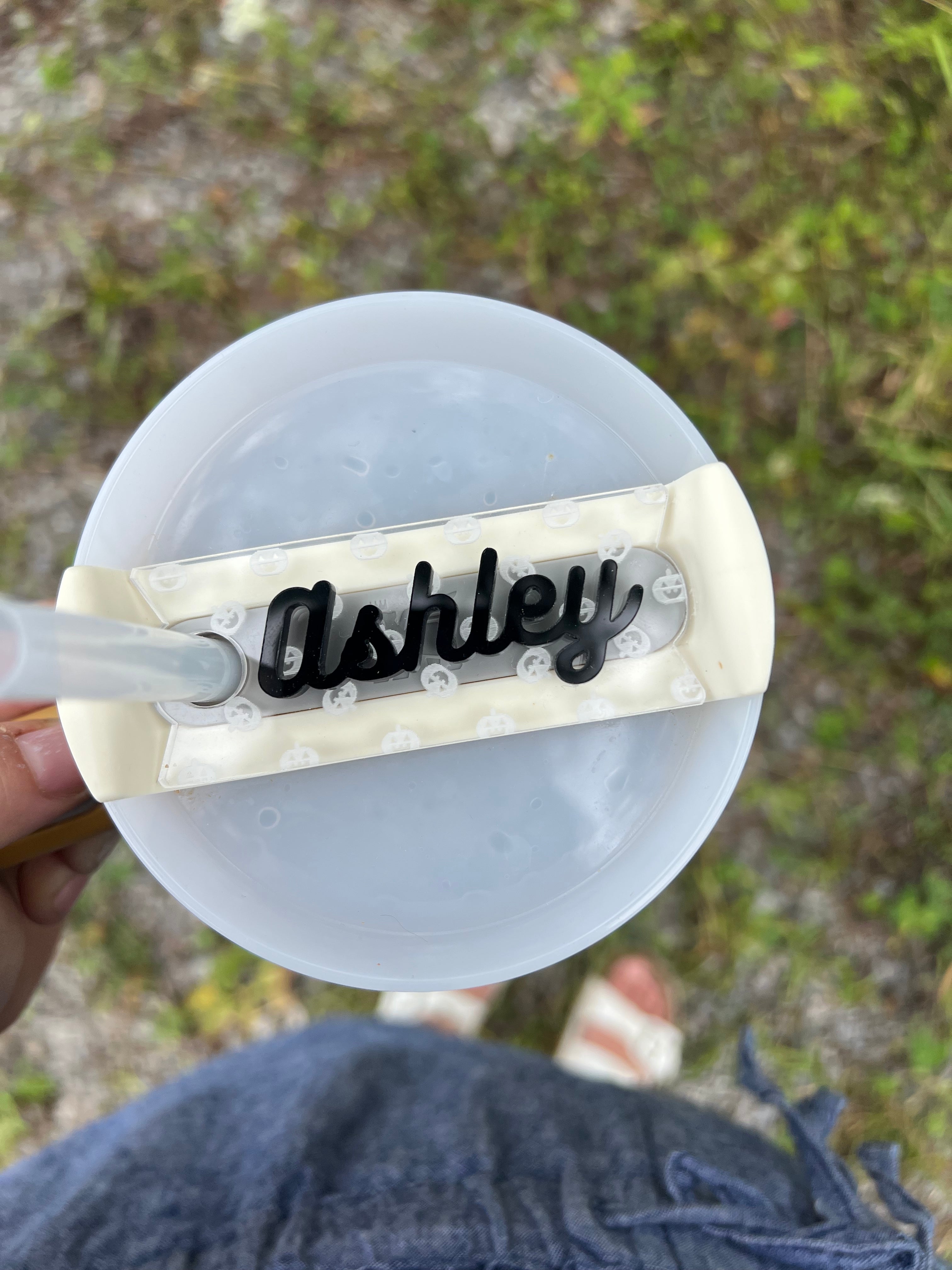 Engraved Pumpkins Stanley Name Tag