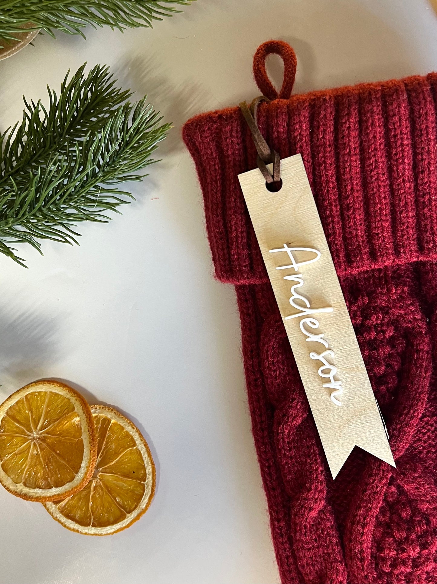 3D Name Stocking Tag