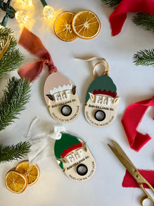 Elf/Santa Surveillance "Camera" Ornament
