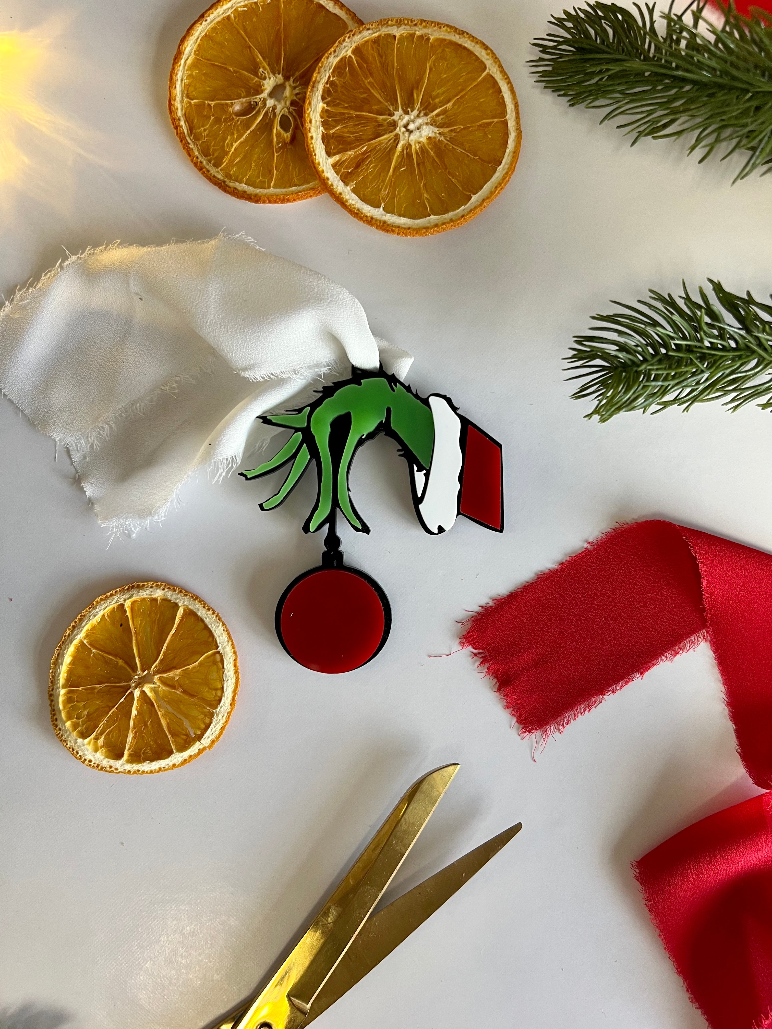 Grinch Baulb Ornament