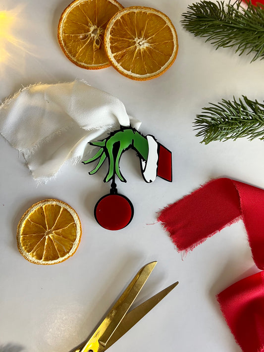 Grinch Baulb Ornament