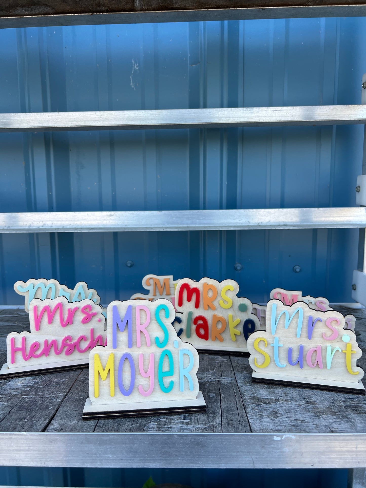 Teacher Name Signs for Desk