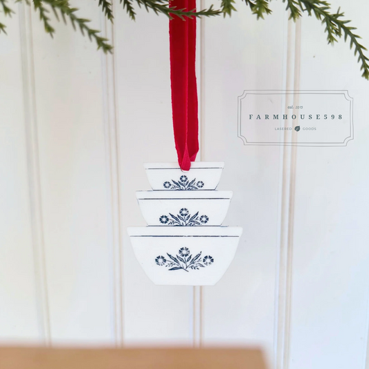 Vintage Mixing Bowl Ornament