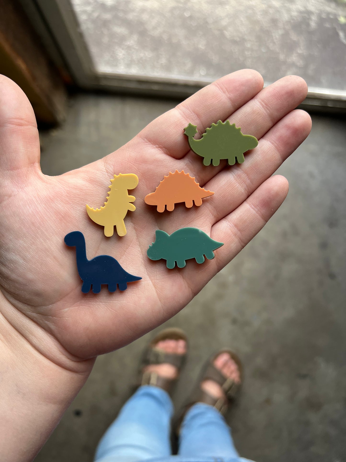 Dino Star Jar Charms