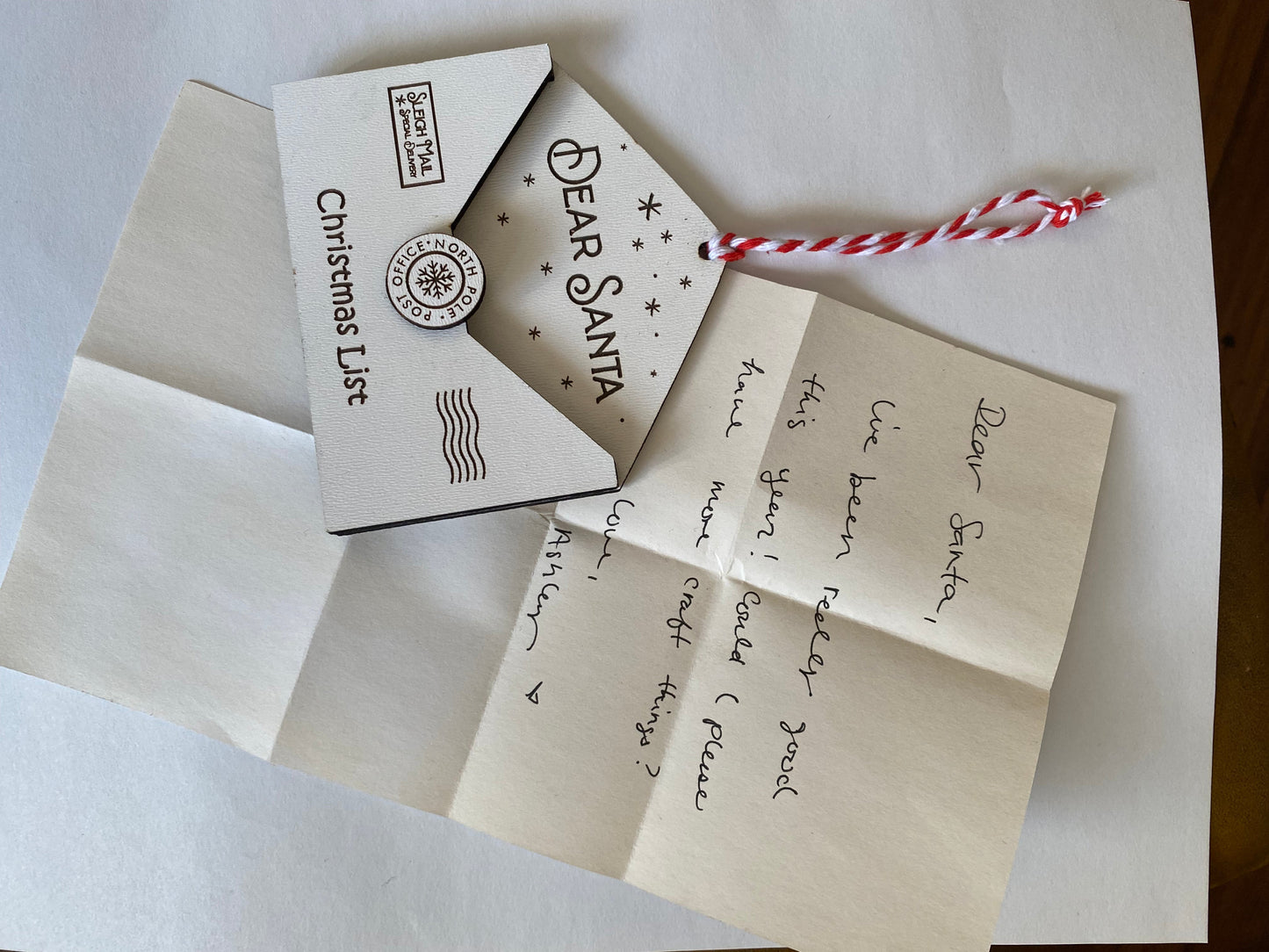 Christmas List Ornament - CUSTOM