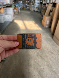 RTS Leather Iron On Patch - Rad Mama