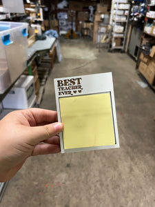 RTS Post It Note Holder - best teacher