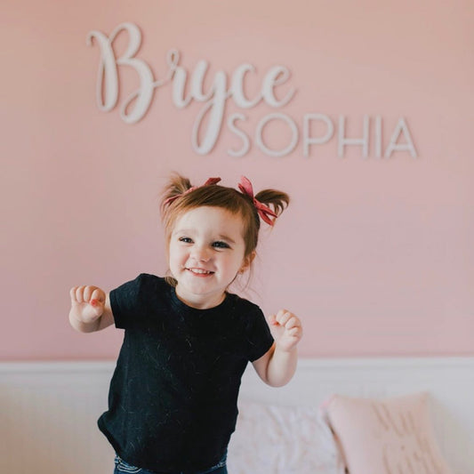 DIY Double Name Cut Out