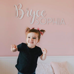 DIY Double Name Cut Out