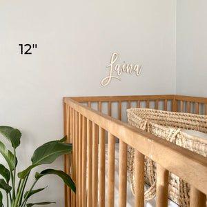 DIY Raw Wood Name Cut Out