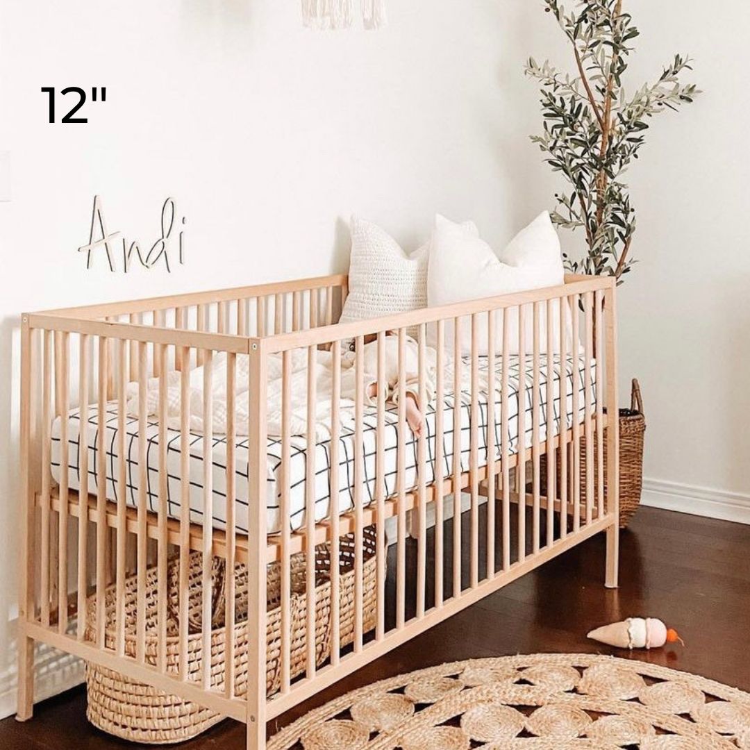 DIY Raw Wood Name Cut Out