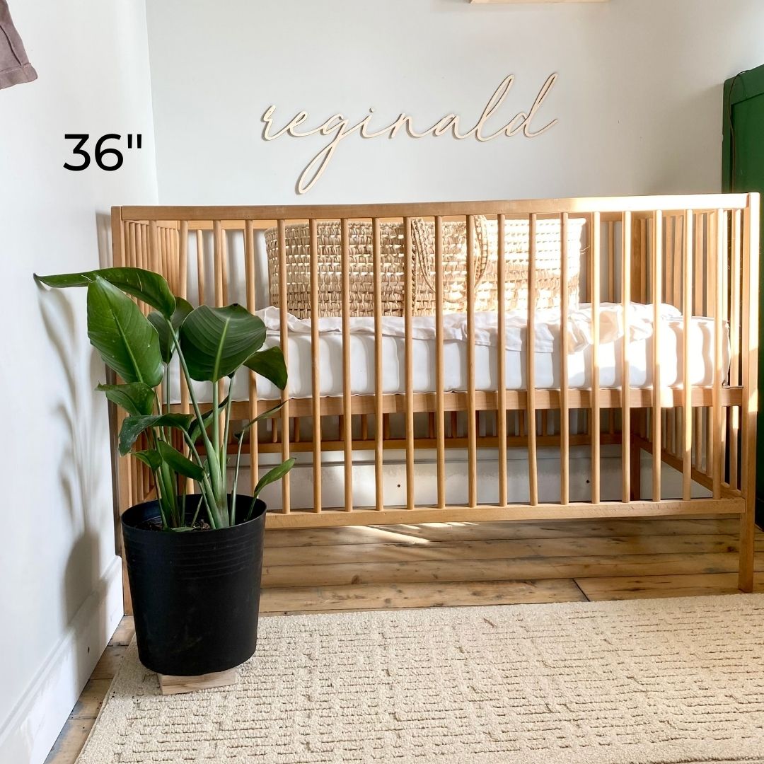 DIY Raw Wood Name Cut Out