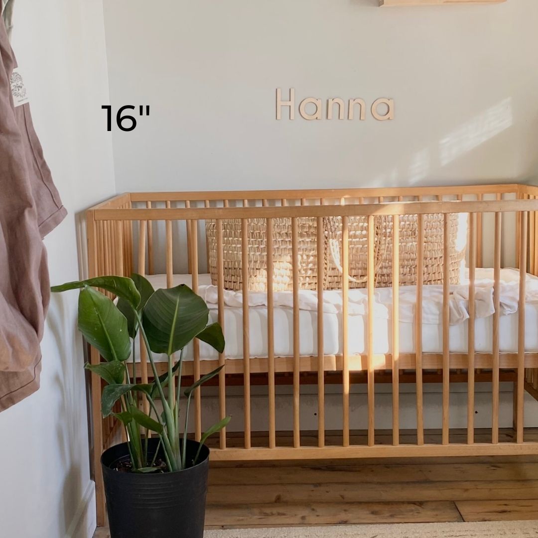DIY Raw Wood Name Cut Out