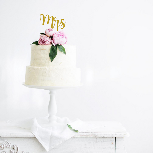 Mrs Cake Topper