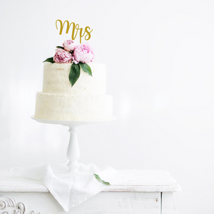 Mrs Cake Topper