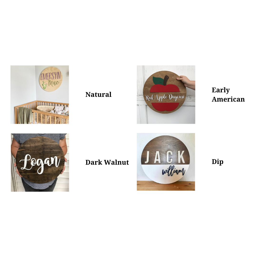 3D Circle Sign