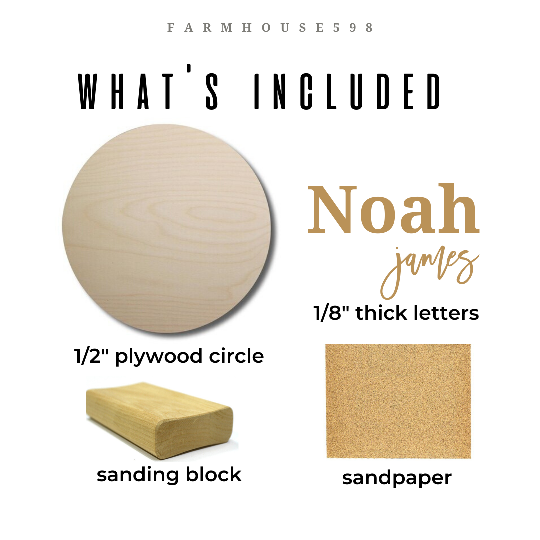 Mountain DIY Name Sign Kit