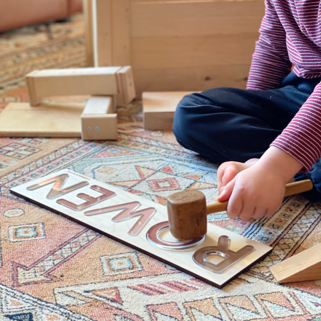 Acrylic Letter Kid's Name Puzzle