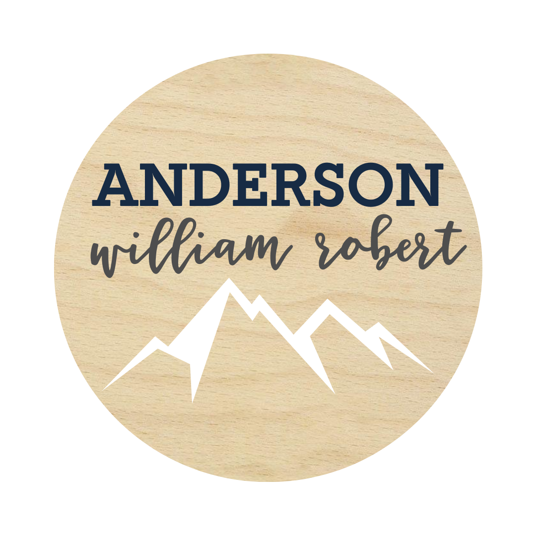 Mountain DIY Name Sign Kit