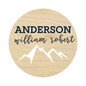 Mountain DIY Name Sign Kit