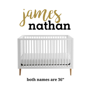 DIY Double Name Cut Out