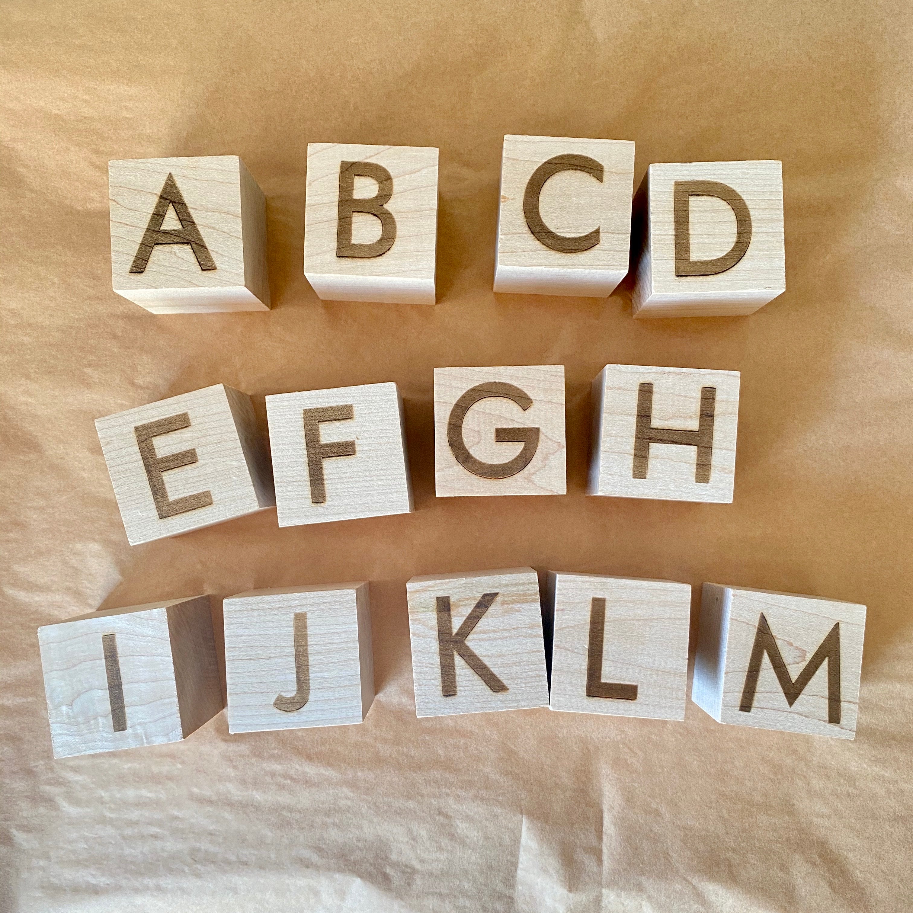 ABC Blocks (26 Single Sided)