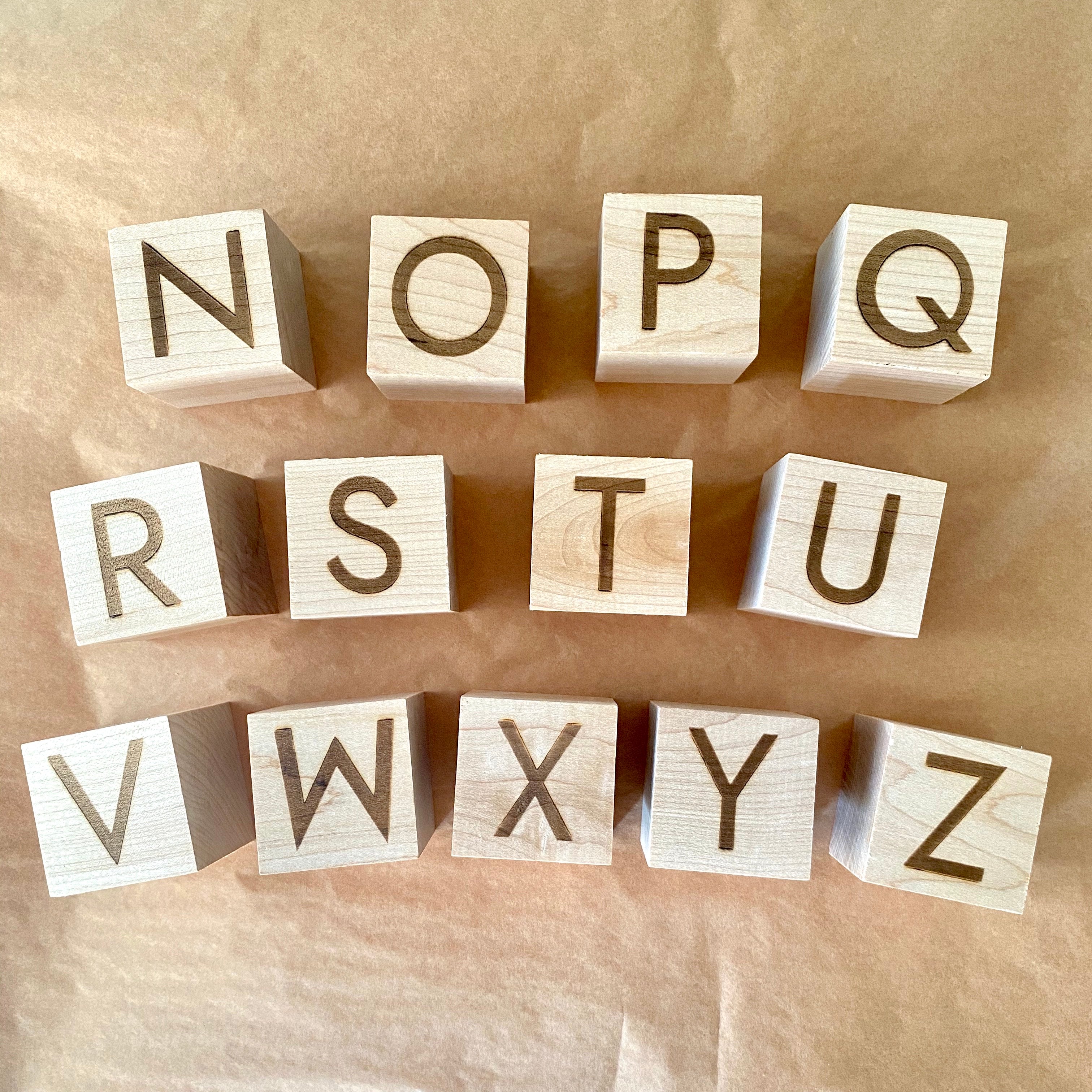 ABC Blocks (26 Single Sided)